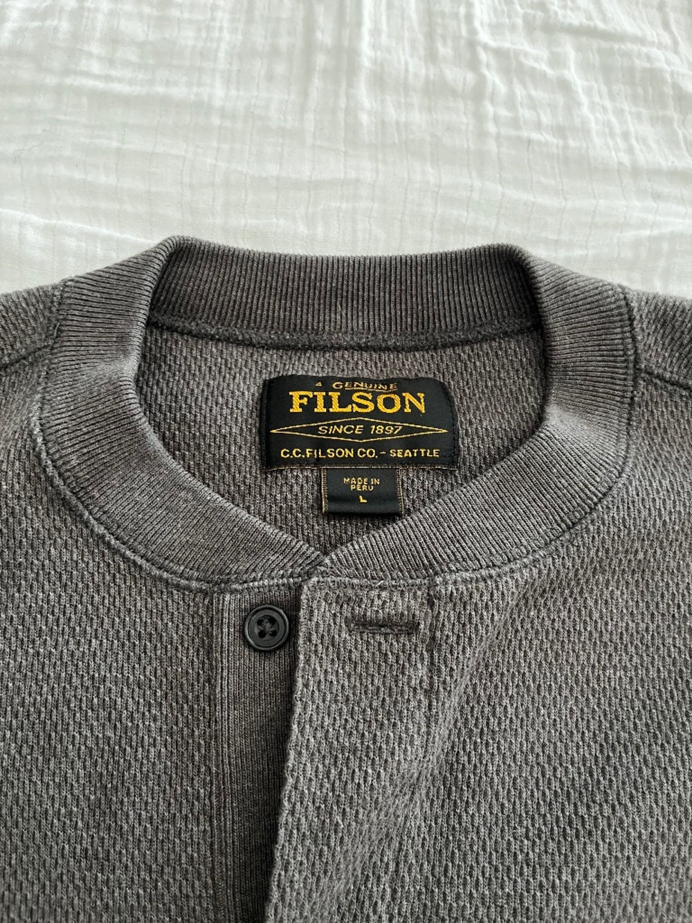 Filson heavy thermal Henley